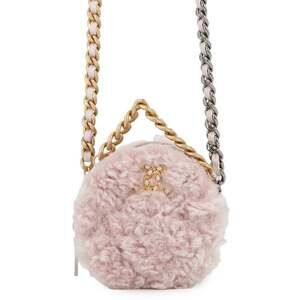 CHANEL Pink Logo Shoulder Bag